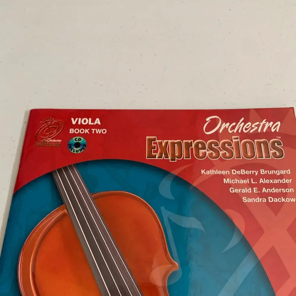 Orchestra Expressions, Book 1,2 Student Edition: Violin, Lot Of 2 Book Audio CD